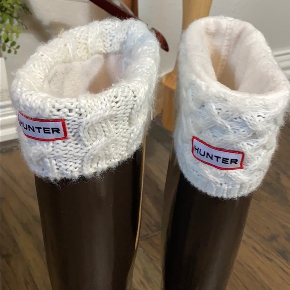 Chaussettes Intérieures En Polaire Pour Bottes Hunter Wellington - Femme M - Rouge